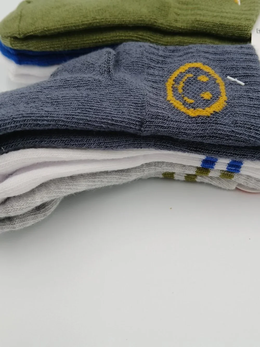 Wonder Nation Infant Toddler Boy’s Socks 6-18 Mos 6 Pack White Green Dinosaur